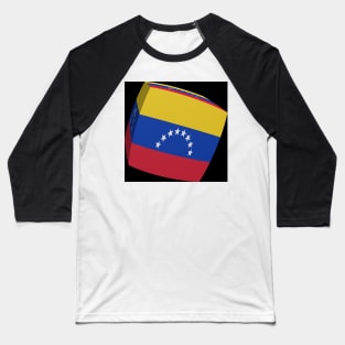 Venezuela Flag cubed. Baseball T-Shirt